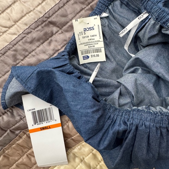 Denim Ruffled High-Low Dress - Picture 5 of 6